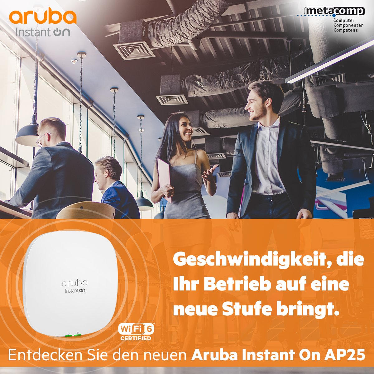 MetaCompGmbH's tweet photo. Noch nie war ein schnelleres und stärkeres Netzwerk so wichtig wie heute. Bringen auch Sie Ihr Unternehmen auf das nächste Level.
#Netzwerk #WLAN #WiFi6

https://t.co/o9wowWDcuQ https://t.co/scFcBo1QJ6
