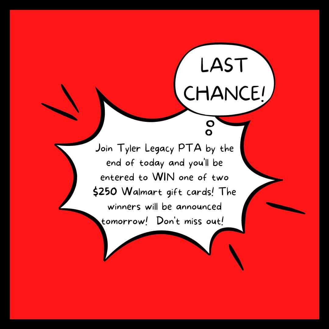 Use this link to join PTA: my.cheddarup.com/c/tylerlegacyp…
