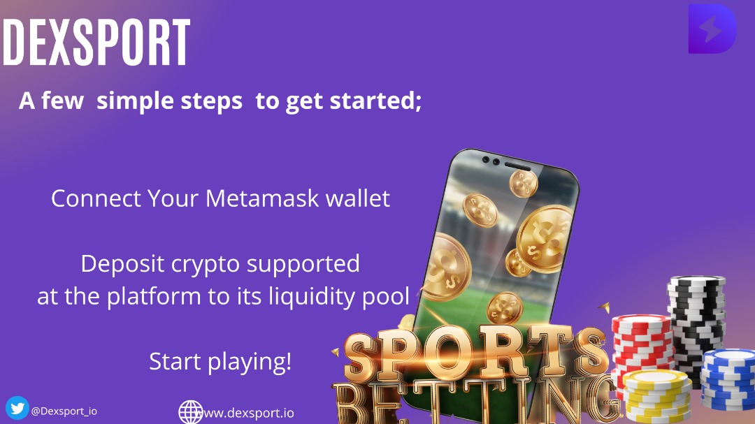 preshicezy's tweet photo. simple steps  to get started

Connect Your Metamask wallet

Deposit crypto supported
 at the platform to its liquidity pool

Start playing

#Dexsport #web3 #betting #crypto #bets #sport #Gaming #defi $Desu #cryptocurrency #blockchainGaming  #ctbotAdrop RAM 0.5 Trx 50 https://t.co/kAUC9iRrlB