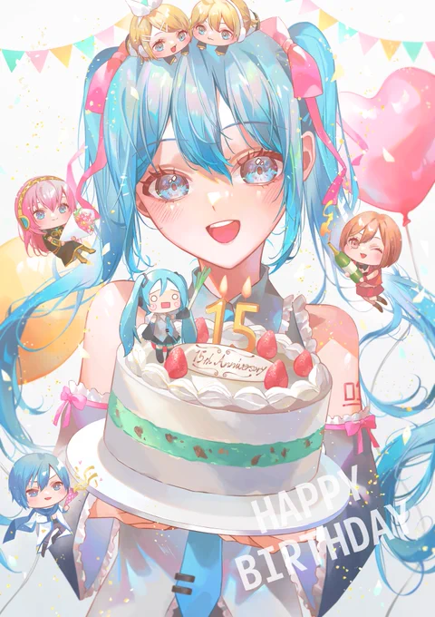 ミクちゃんおめでとう#初音ミク誕生祭2022#初音ミク生誕祭2022 
