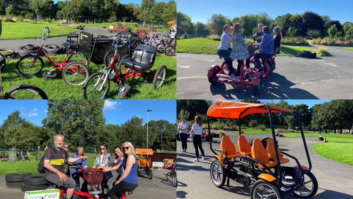 A huge thank you to <a href="/freewheel_north/">Free Wheel North</a>, for showing us around today at Glasgow Green.

We loved learning learning about the charity and its bikes, trikes &amp; adapted bikes for all ages and abilities.

A great activity for social programmes with an impact!