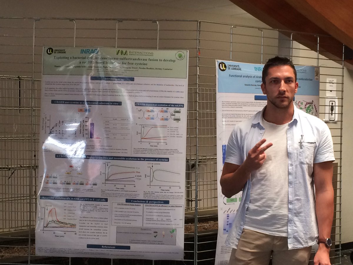 UMR_IAM's tweet photo. #DocPostdocDay: Damien Caubrière on “Development of #redox #biosensor for free cysteine” https://t.co/3GfSwIqrGa