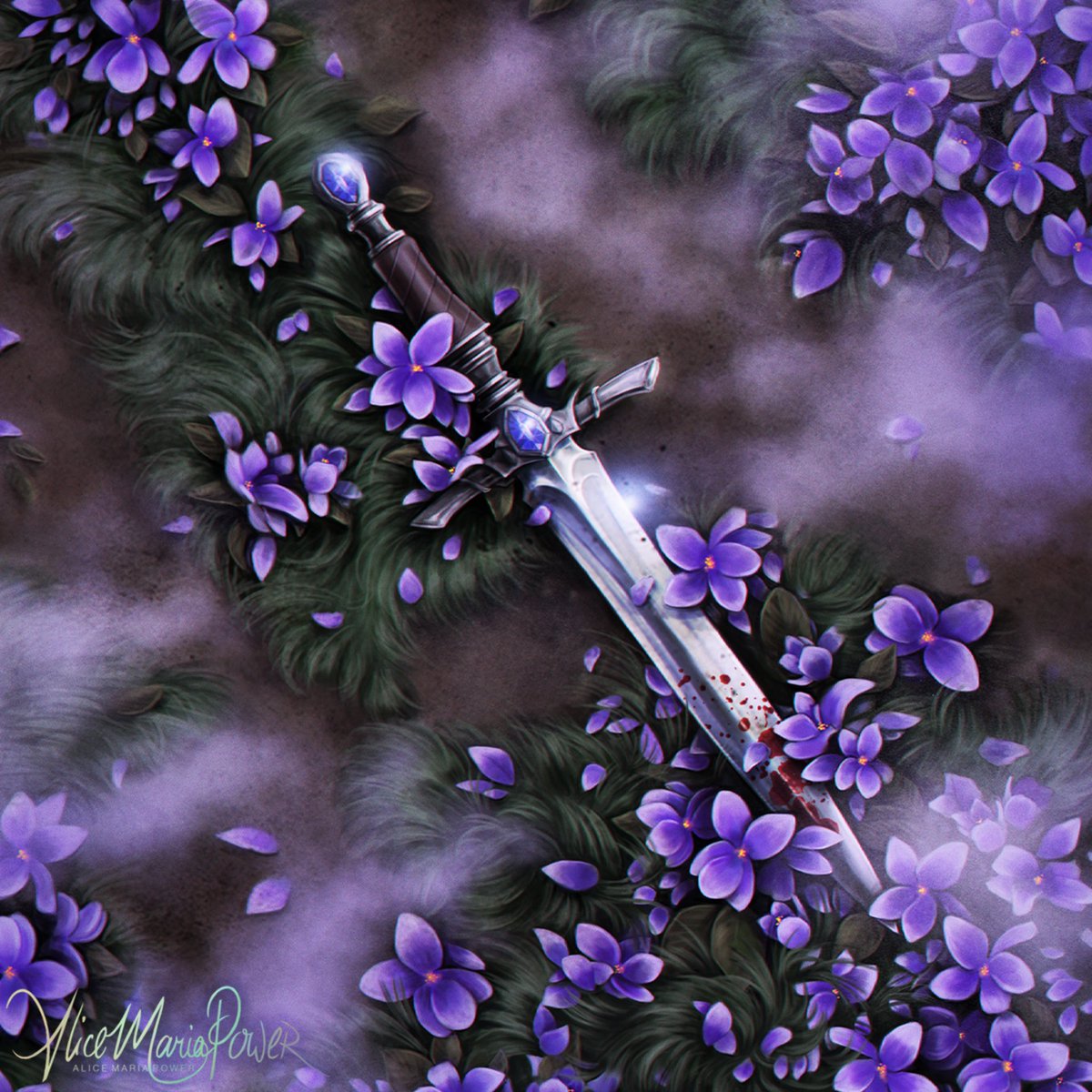 alicemariapower's tweet photo. Hi! 
I’m Alice, a freelance illustrator and book cover artist with a profound love for girls with swords and pointy ears. Available for long term projects and commissions ✨#ArtistOnTwitter https://t.co/k4sPnX2VZo