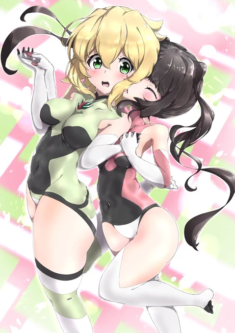 #今月描いた絵を晒そうギアインナーにハマった#シンフォギア #symphogear #絵描きさんと繋がりたい 