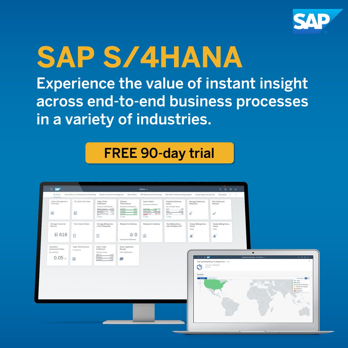 lynnbannerman1's tweet image. .@SAP S/4HANA provides an award-winning user experience across the entire organization, including a context-aware, business-savvy digital assistant. 

🖥️ Get started with your free trial to discover how: imsap.co/6011MJ8iL  #SAPMidsize