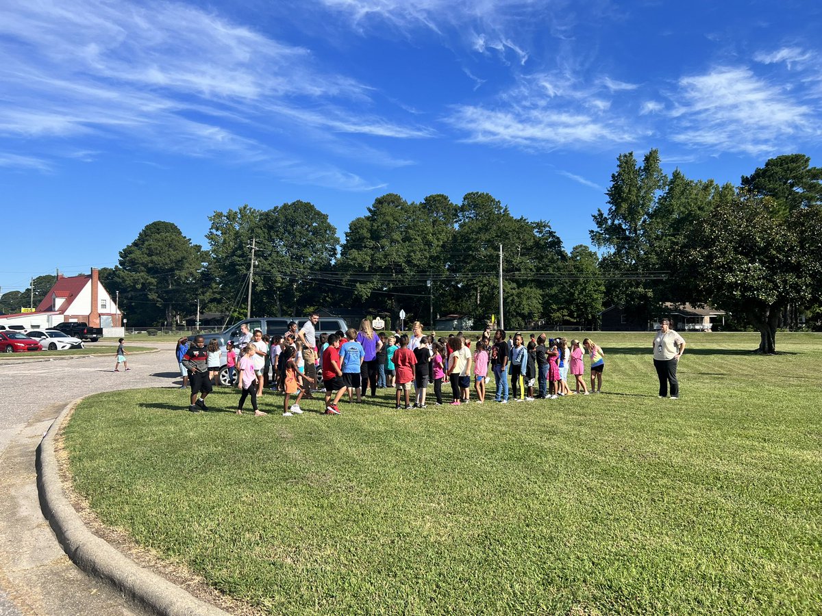 First fire drill at GW Carver for the 2022-2023 school year. The staff and students quickly followed the outlined procedures.  Great job Ms. Miller and Ms. Creecy. <a href="/ECPSchools_NC/">Edgecombe County Public Schools</a> #futurereimagined