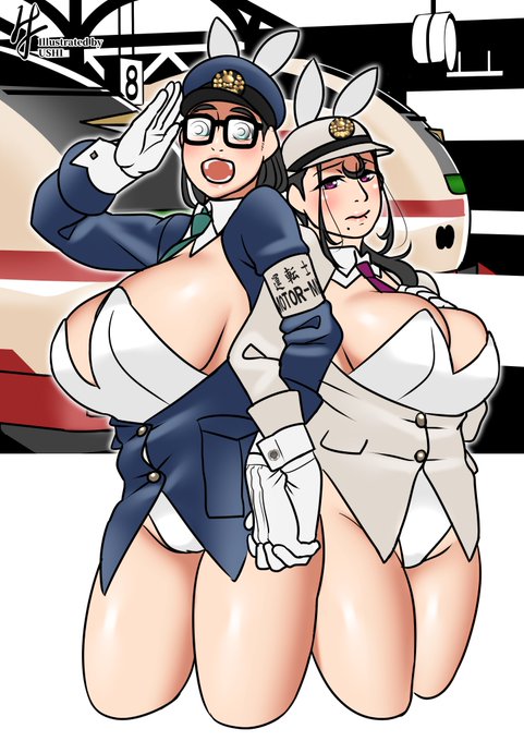 #今月描いた絵を晒そう 
いいバニーの月だった。 