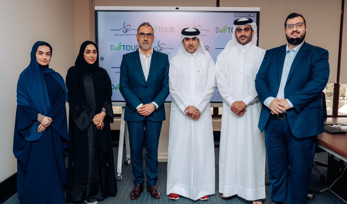 detourds's tweet photo. Detour is pleased to #announce the signing of a digital marketing agreement between Detour Qatar and @QATAR_POST  in order to manage and reinforce their digital presence. 

It is our clients' best interest that we seek, and having their needs met is what we strive for. https://t.co/Q4w2KpFnbM