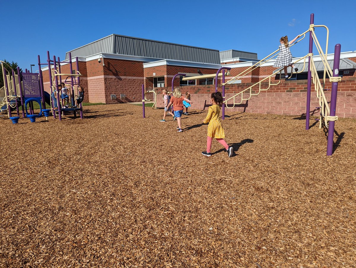 We had a long morning MAP testing but were excited to finally get to play on the equipment at recess since we had our lesson on playground rules!