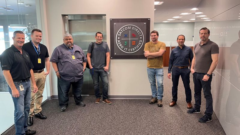 GogoAviation's tweet photo. #SDTraining has already seen it's 95th #aeroIT attendee for the year! This Aviation Information Technology certification is for the configuration and troubleshooting of networks and satcom systems onboard an aircraft. Sign up for a class today. https://t.co/1cY9OqWYCj https://t.co/VEU7inq4At