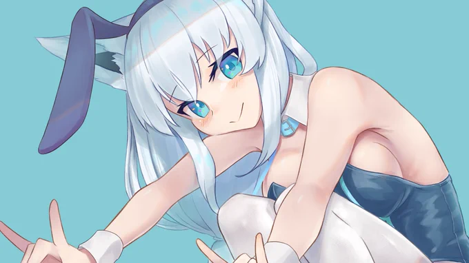 8月はバニーじゃった #今月描いた絵を晒そう 