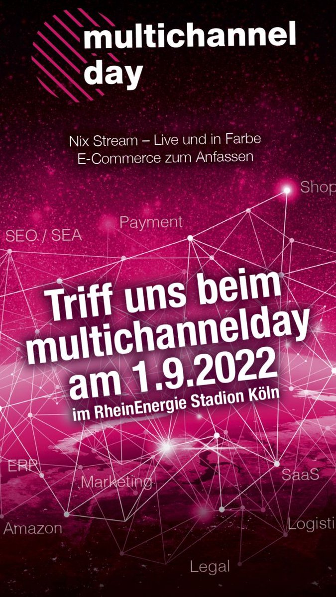 Auch in diesem Jahr sind wir wieder auf dem #mcd2022 dabei.
Zusammen mit mehr als 100 weiteren Ausstellern informieren und diskutieren wir über aktuelle Themen rund um den #ecommerce.

Ihr findet uns am Donnerstag an Stand 39📍
Wir freuen uns auf euren Besuch!

#networking #messe