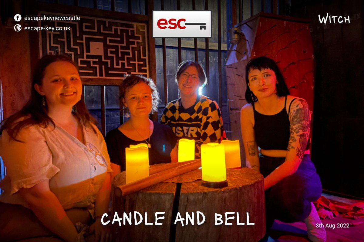NCWitches's tweet photo. Here’s a throwback to our session at @escapekeyNE at the beginning of August! We were joined by the lovely @lucyrosecreates, a horror writer/filmmaker, and @KateNiLoideain - who will be joining us for our next episode!
#escapekey #escaperoom #witches https://t.co/svxNE9dS0Q