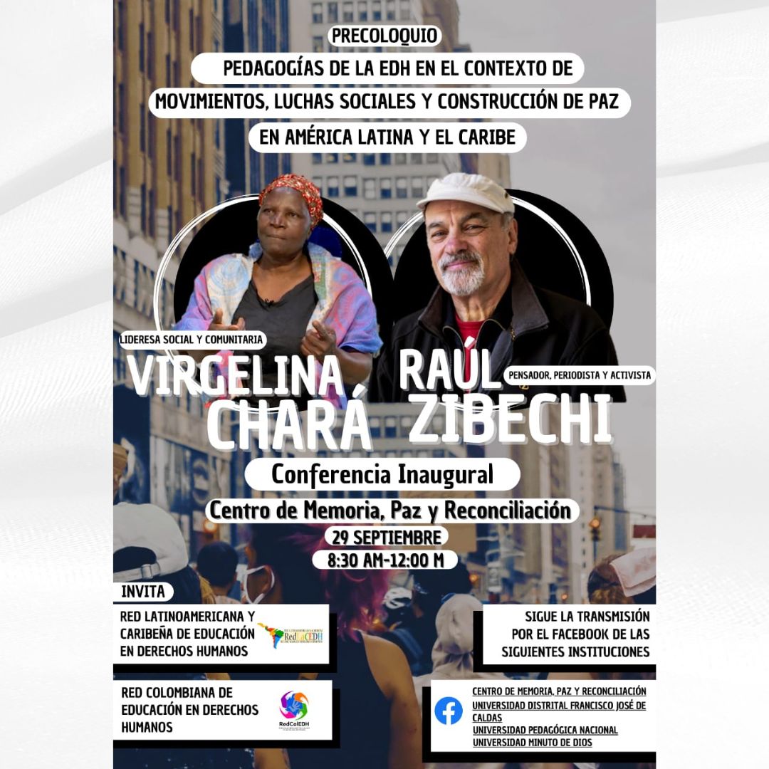 cimepaz's tweet photo. #EventosCimepaz • 🕊 Cordialmente invitados a participar del 'Precoloquio, Pedagogías de la EDH en el contexto de movimientos, luchas sociales y construcción de paz en América Latina y Caribe', espacio en cual tenemos el honor de participar. 
🗓 29 y 30 de septiembre https://t.co/GAiENvTrV7