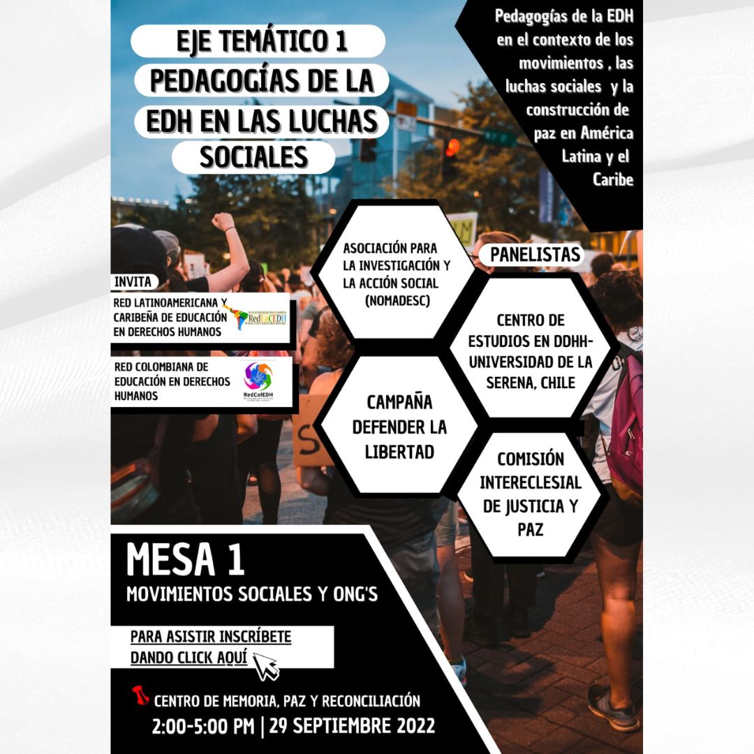 cimepaz's tweet photo. #EventosCimepaz • 🕊 Cordialmente invitados a participar del 'Precoloquio, Pedagogías de la EDH en el contexto de movimientos, luchas sociales y construcción de paz en América Latina y Caribe', espacio en cual tenemos el honor de participar. 
🗓 29 y 30 de septiembre https://t.co/GAiENvTrV7