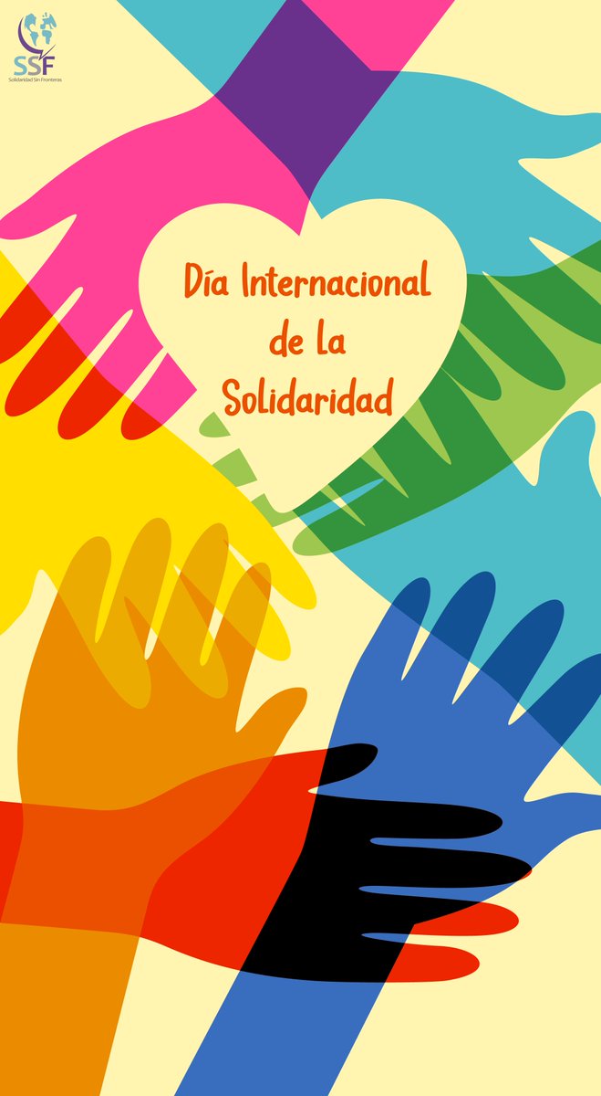 SSF_info's tweet photo. 🤝 Hoy, 31 de agosto, celebramos un año más el Día Internacional de la Solidaridad.

🤍 Efi Latsoudi, activista griega de derechos humanos, define la solidaridad como “la vía para cambiar lo que está ocurriendo en el mundo”. 👏🏻

#Solidaridad #Solidarity
📷​: Freepik https://t.co/QGDkXNdztz