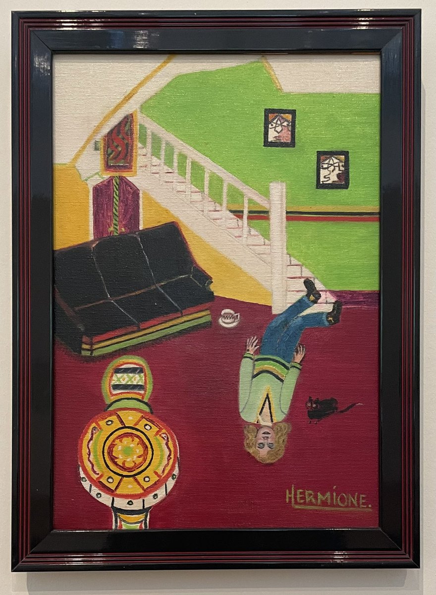 bobpetesarah's tweet photo. Last few days of the Hermione exhibition at the Whitworth in Manchester. The @andyholden_GM film about her features music by us with @AugustinBo, and a voiceover by Sarah as Hermione. https://t.co/MEMdoOvN1n