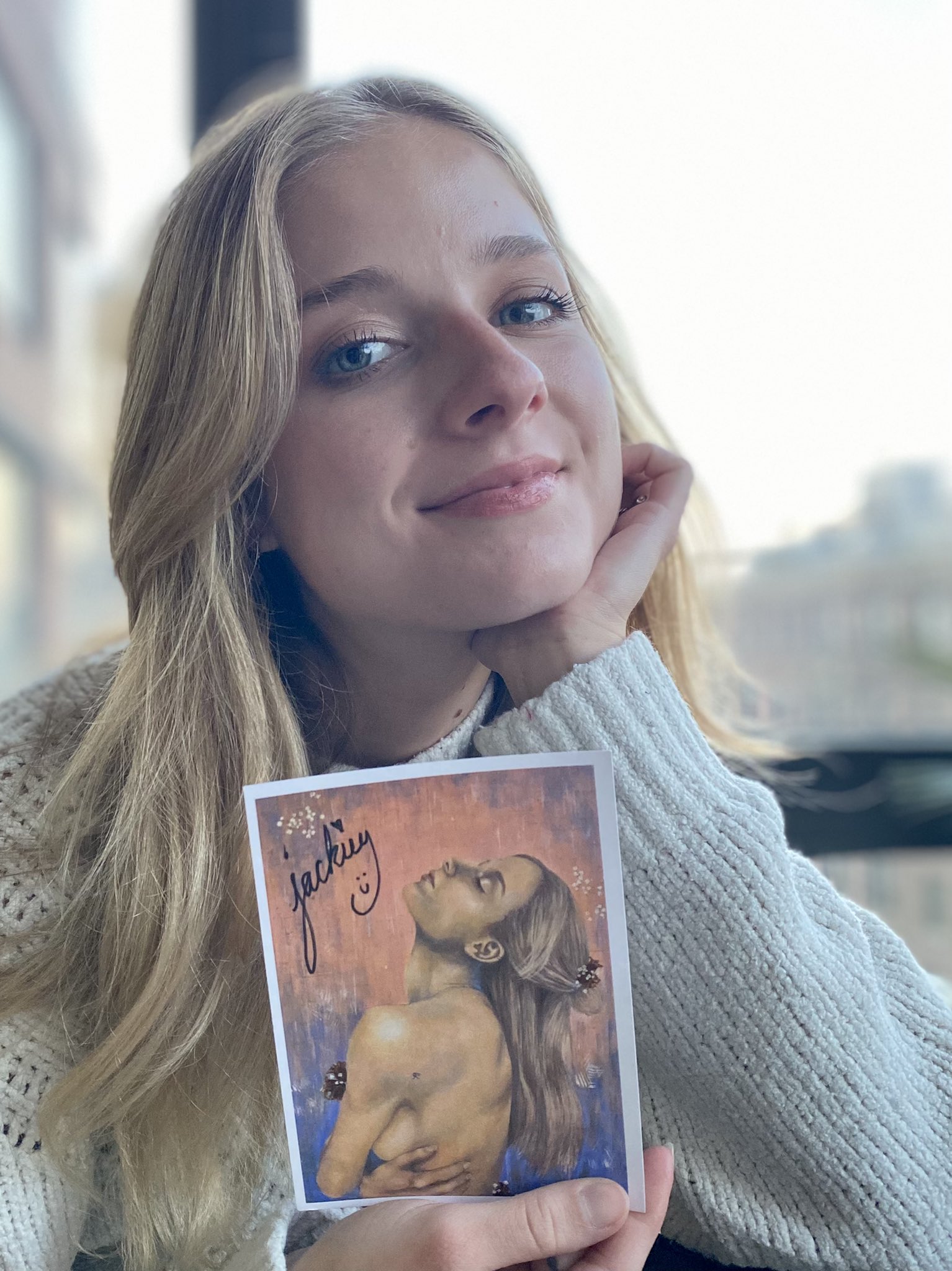 Jackie Evancho on X: "tonight at 8 ET. My live Q&A w/ @TalkShopLive U can  also order my album Carousel Of Time & receive an autographed print of my  self portrait inspired