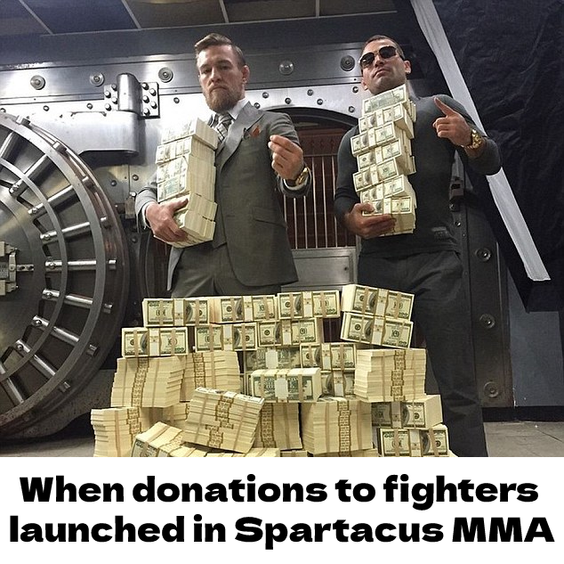 spartacus_mma's tweet photo. Donations in the app! π΅
The coming update of the Spartacus MMA application will be released soon.
Now fans will be able to send real money to their favorite fighters right during the battle!
How do you like that, @danawhite ? π
#mma #spartacusmma #mmarevolution #mmafighters https://t.co/N2Jtv32F8x