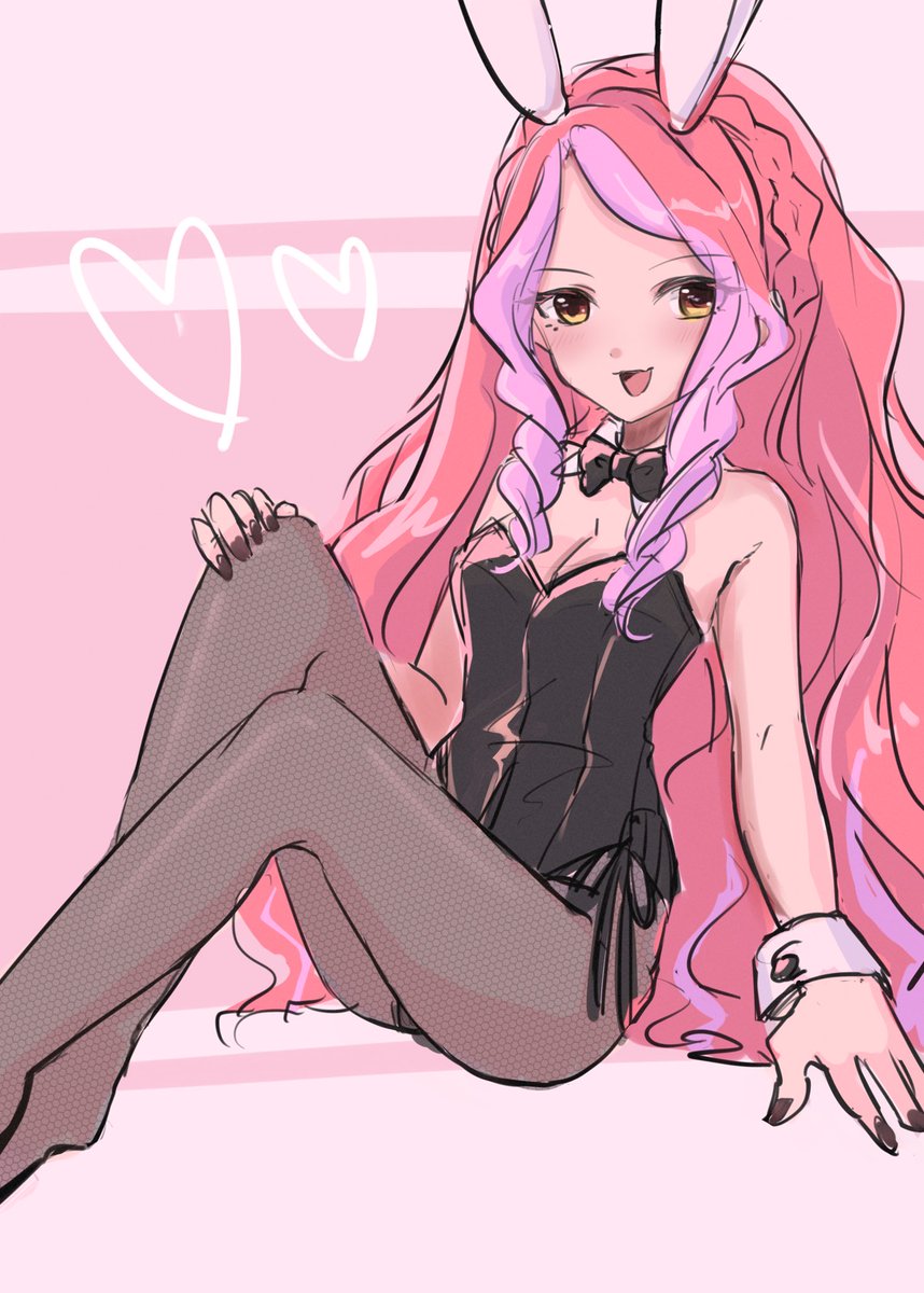 「バニーの練習とかいうやつですエルザ様#アイカツバニーガール部 」|かみなのイラスト