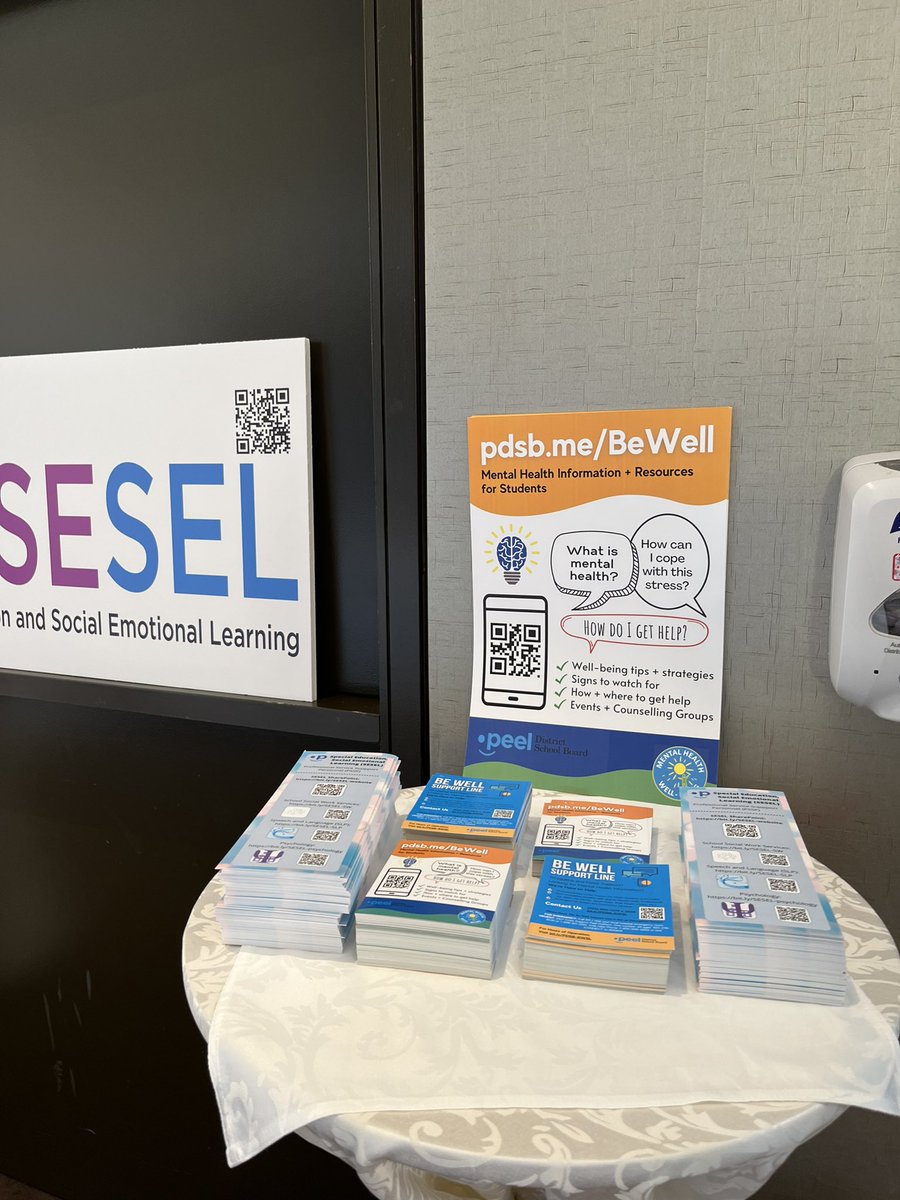 JanetJackowski's tweet photo. @PeelSchools #StartingPoint2022 Launching today for students! Peel’s STUDENT mental health resource site. Students, you will find the BE WELL icon on your BYOD page. Staff, promotional materials and takeaway cards are on the way to you. @MHRTPeel worked so hard to get this ready! https://t.co/xf8MRmrfI7
