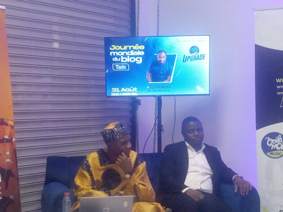 DjengoueR's tweet image. Journée mondiale du blog
&quot;Il faut bloguer pour créer de la valeur.&apos;&apos; Dixit Cyril Bojiko PDG de Balafon media group
#ABCBlogDay
#ABCCARE
@MTNCameroon