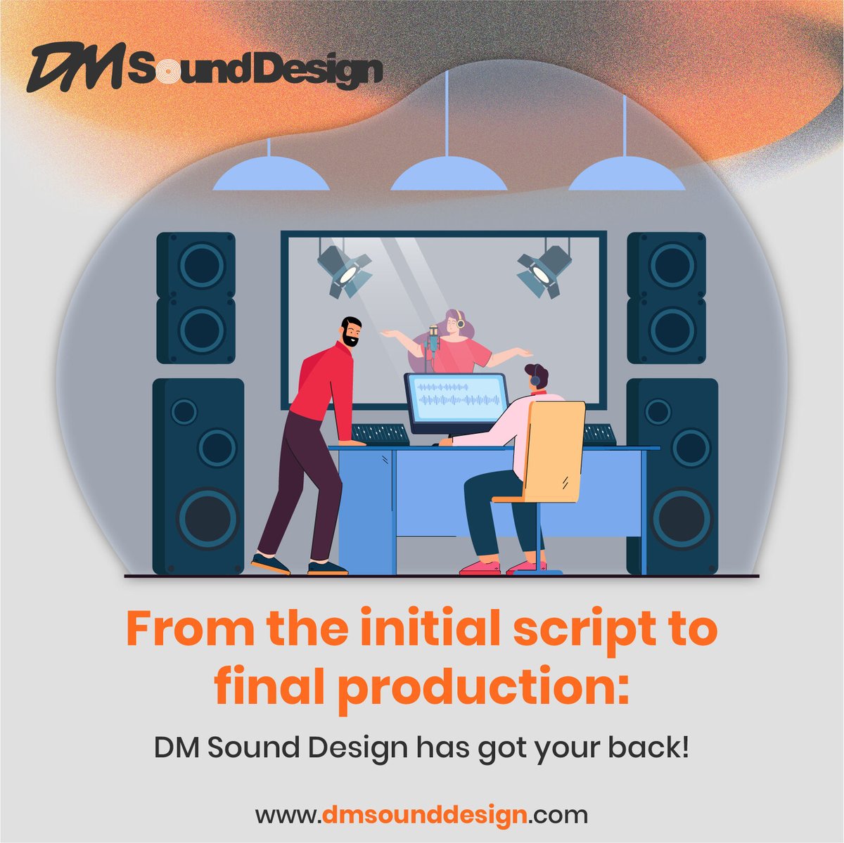 dmsounddesign's tweet photo. DM Sound Design is a full-service, audio post-production studio that provides completely custom and totally unique soundtracks for a variety of media including Film, TV, Advertising, Gaming and Physical Environments.

For more details, visit or website:🌐 https://t.co/korCa1hgwD https://t.co/CVAIId1HfM