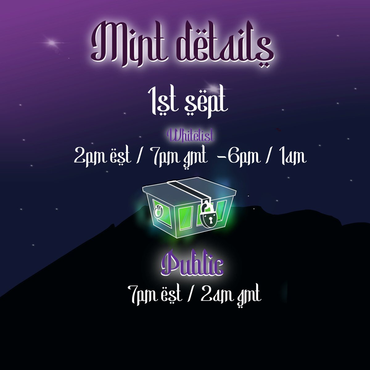 gobladdintown's tweet photo. 🚨MINT DETAILS🚨

🌟FREEMINT Whitelist - 1st sept

🌟2pm EST / 7pm GMT / - 6pm/1am 

🌟PUBLIC SALE - 1hr later

🌟7pm EST / 2am GMT

🔁 1 RT = 1 Free AIRDROP entry🧞‍♂️

#NFTCommunity #NFTs #MintingSoon https://t.co/wgZyDaYUdm