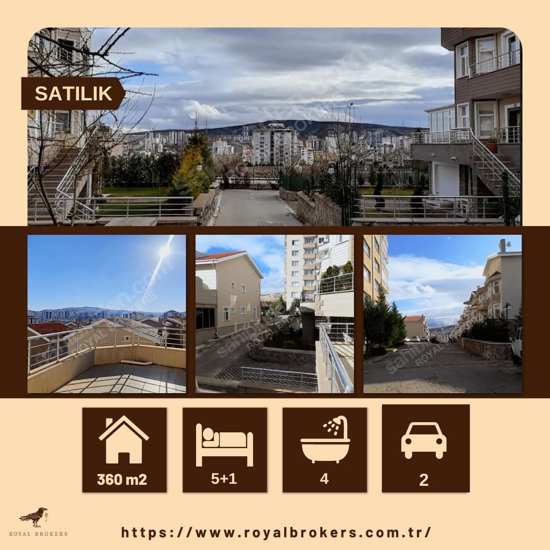 BAĞLICA'DA ZEVKİNİZE GÖRE 6+1 VEYA 5+2 OLARAK TASARLANABİLİR, 2 TERAS, 1 BALKON VE GARAJ GİRİŞİNDE BAHÇESİ VARDIR. KIŞ BAHÇESİ OLUŞTURULABİLECEK ALAN MEVCUTTUR. 

#royal #brokers #emlak #gayrimenkul #danışmanlık #portföy #villa #müstakilev #satılık