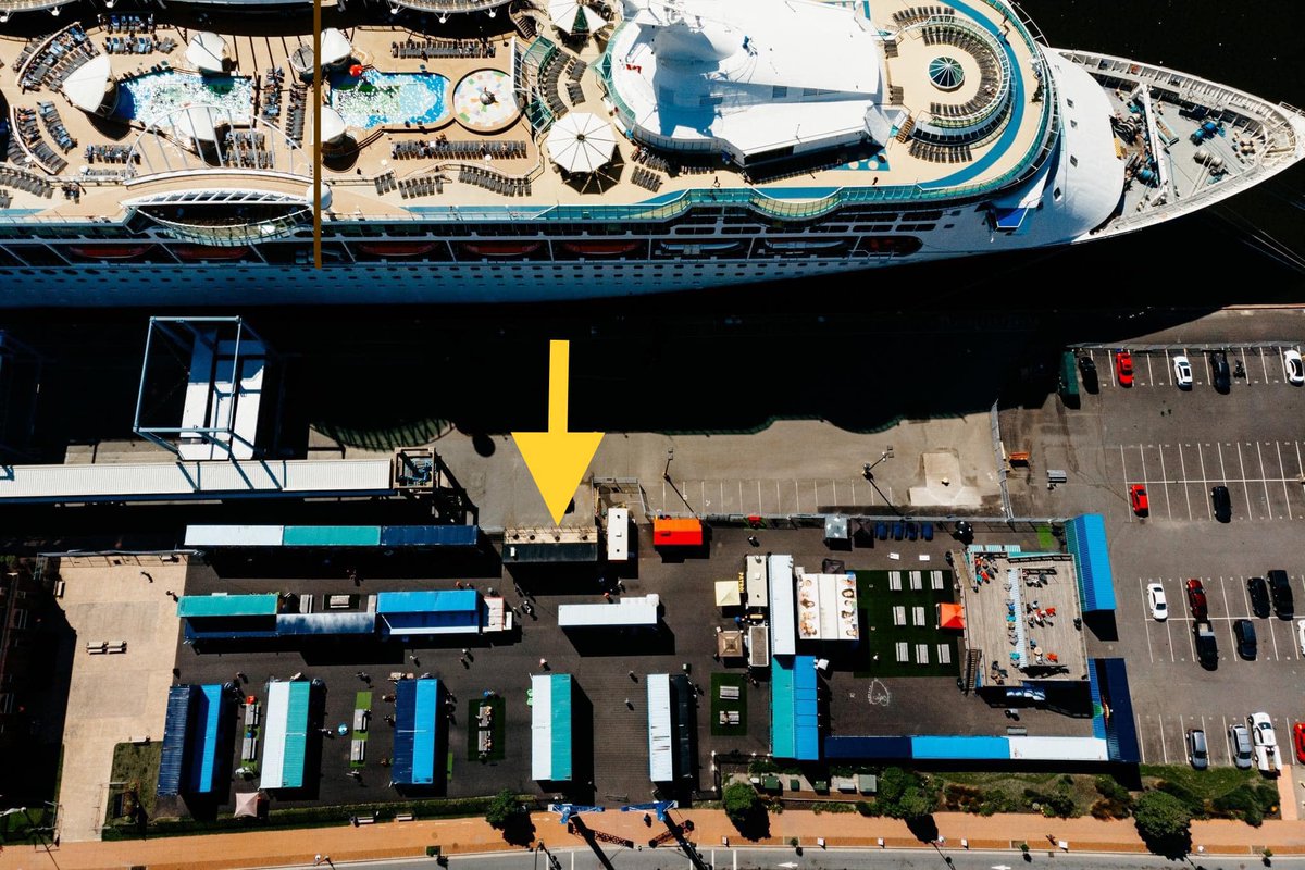 PortSaintJohn's tweet photo. Our one-of-a-kind Crew Lounge recently opened in the @area506fest Container Village! Each year, thousands of #cruiseship crew members will now have a unique space to call their own when they visit Port Saint John. https://t.co/c71FJQjEPs #CruiseIndustry #WeAllWinWithCruise https://t.co/SG0CevfYhY