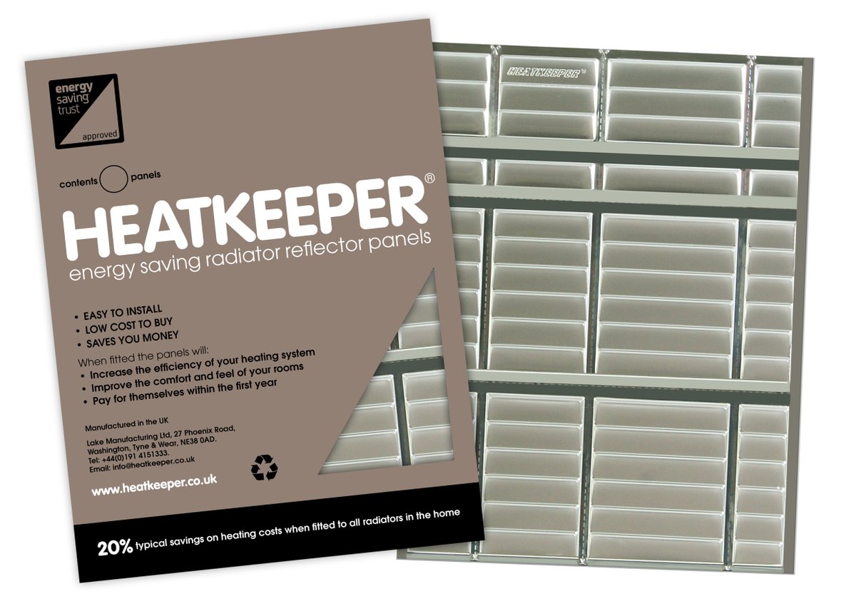 <a href="/Heatkeeper/">Heatkeeper</a> energy saving radiator reflector panels are a proven technology. They are easy to install, low cost &amp; permanent. We used to say they would pay for themselves within the first year of fitting, but now that would be within the first month! #energybills #EnergyCrisis
