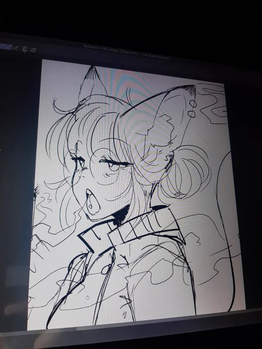 One of the first drawings of her *and the style I mentioned 