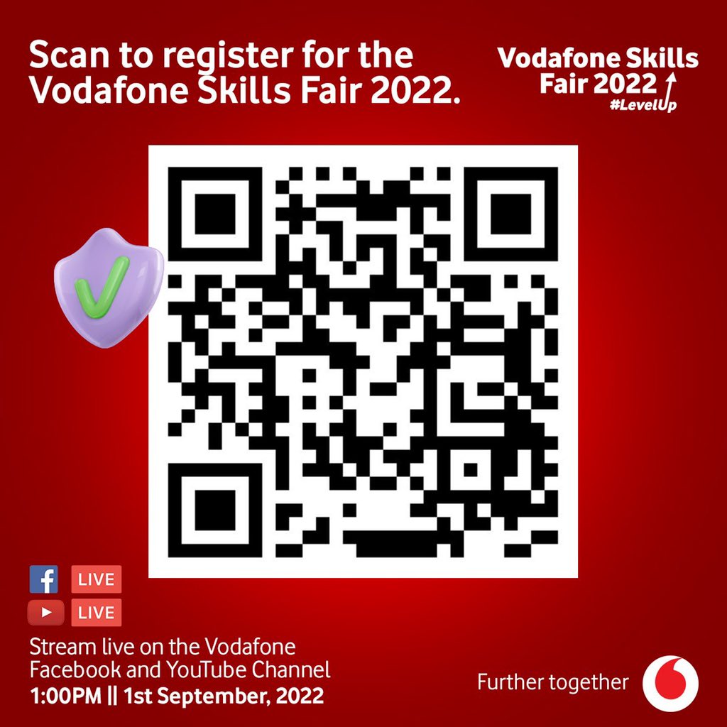 kobbykatalyst1's tweet photo. Don’t forget to scan #Vodafoneskillsfair22 https://t.co/66QIfJC7bg