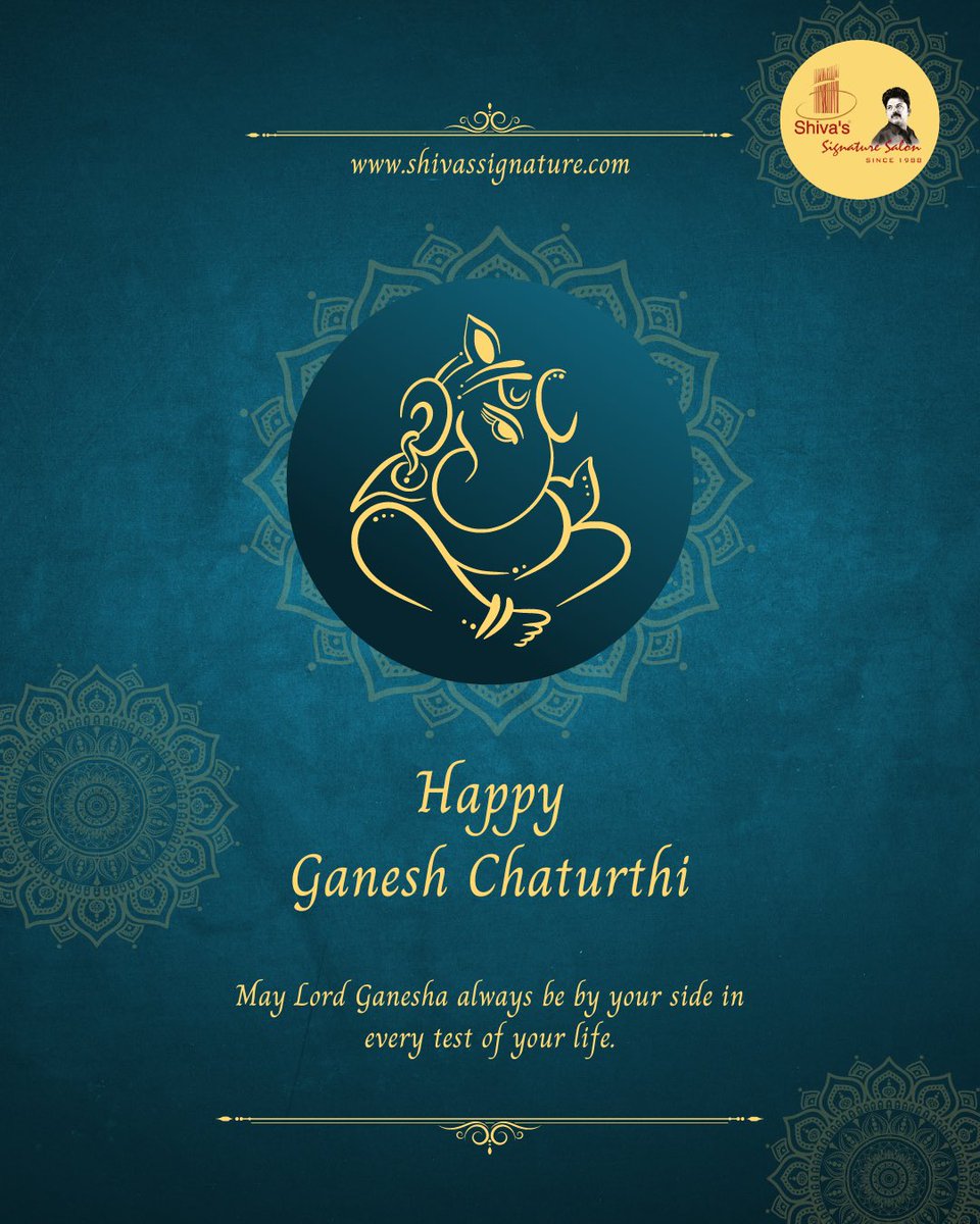 ShivasSignature's tweet photo. May Lord Ganesha always be by your side in every test of your life.
Wishing you and your family a wonderful day honoring Lord Ganesha.
"श्री गणेश"
Happy Ganesh Chaturthi! 🎉
Team @shivassignature
.
.
.
#गणेश_चतुर्थी #VinayakaChavithi #GaneshChaturthi2022 #GaneshChaturthi https://t.co/v8REyC3p5F