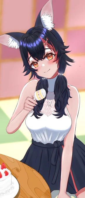 今月はミオちゃんのバースデーイラストのみ!もっと描けるように頑張る#今月描いた絵を晒そう 