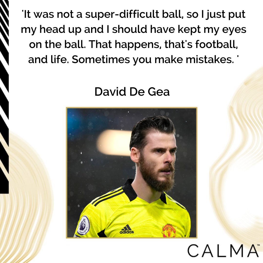 CalmaGK's tweet photo. Part of being a top goalkeeper is taking responsibility for your errors and making amends in the next 90 💪🧤

#KeepCalma #Calma #PlayTheNow #football #goalkeeper #goalkeeping #premierleague #prem #ddg #daviddegea #manu #manchesterunited https://t.co/VTcVIK9Jp3