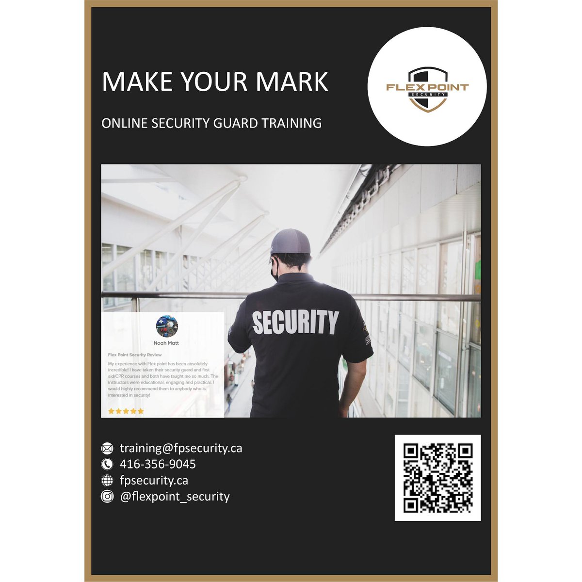 FPAcademy__'s tweet image. Take your career to the next level with career progression #training. We’ll teach you how to move up a tier within your industry or how to step into a management role. We care deeply about our guards and are committed to investing in our staff.
#torontosecurity
#security
#toronto
