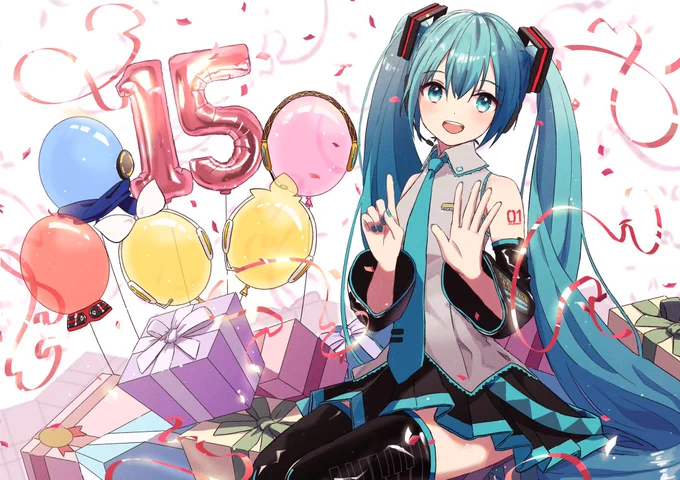 もう一枚あったんだった忘れてた!#初音ミク誕生祭2022 #初音ミク生誕祭2022 