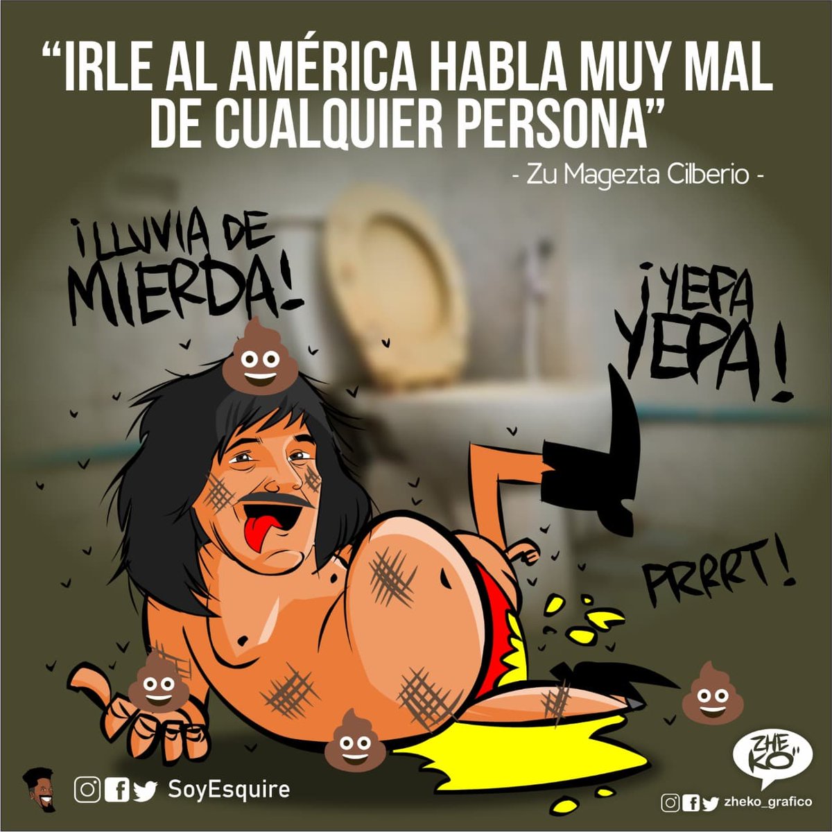 zheko_grafico's tweet photo. PROYECTO: Cartón Editorial Deportivo
CLIENTE: @soyesquire

@silverionr habla que es lo peor irle al @ClubAmerica lo dice el que orina a su público 🤷🏻‍♂️

#CaricaturasPersonalizadas
#ZhekoCaricaturista
#ElCartonDelDia #Humor #LigaMx  #ClubAmerica #silverio #sumajestadimperialsilverio https://t.co/zRDPdreorr