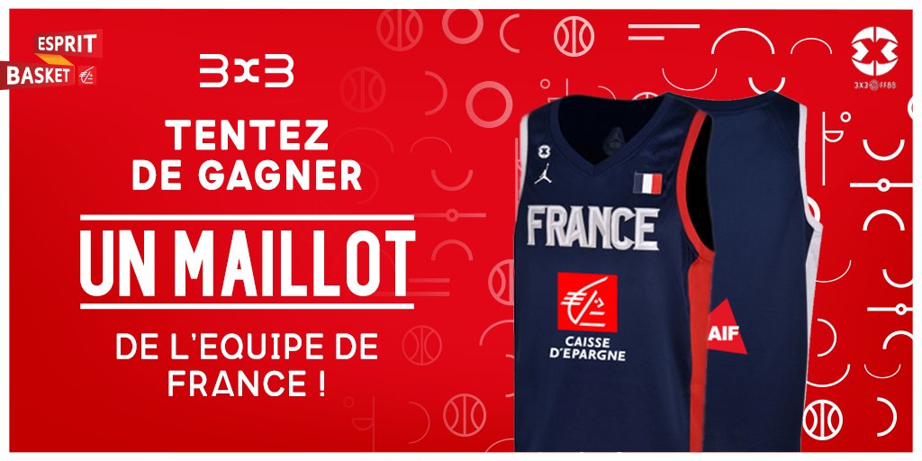 EspritBasket's tweet photo. #EspritBasket A l'occasion de l'Europe Cup 3x3 disputée par les Bleues @3x3ffbb, tentez de remporter un maillot de l'équipe 🇫🇷

C'est simple : Follow + Retweet !

Fin du jeu concours le 9 septembre 2022 à 18h00. https://t.co/qtz0SJKIe0