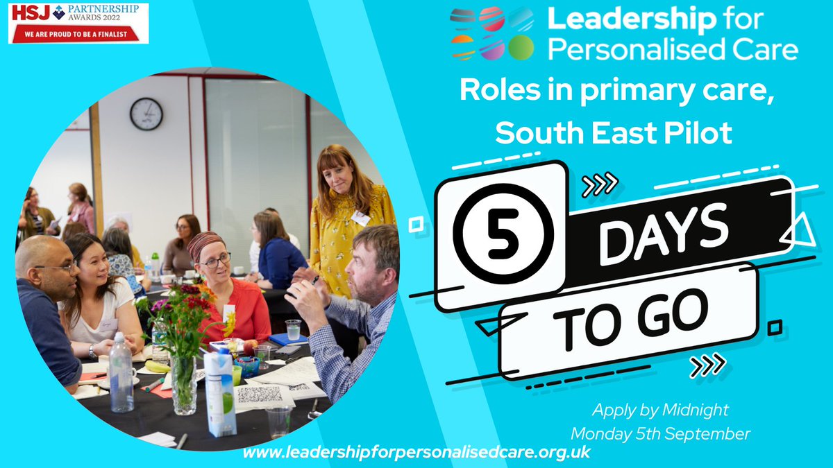 Leadership for Personalised Care Programme tweet media
