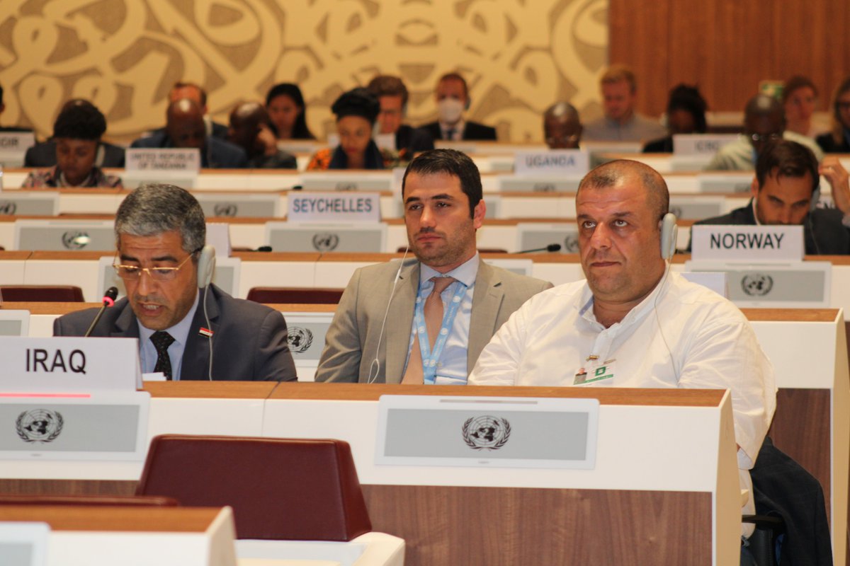 ISUCCM's tweet photo. #Iraq thanks its international donors and partners and informs it has a dire need for #intlcoop and assistance for its mine action activities @iraq_un @IraqMFA https://t.co/SLJioPfJr6