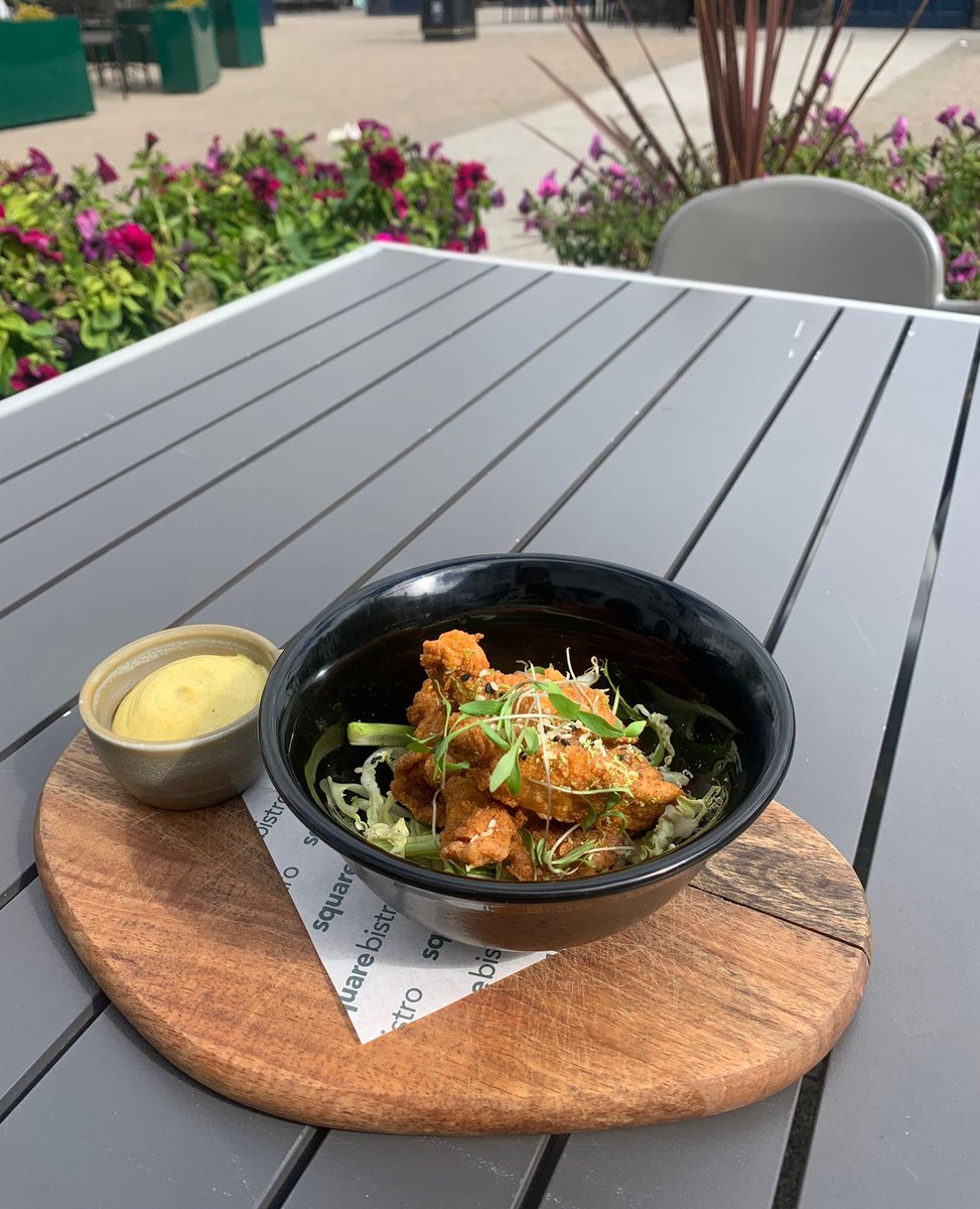 squarebistro's tweet photo. Salt & chilli duck, curry aioli, fresh lime #properlunch #lastofsummer https://t.co/jJCOeRER8p