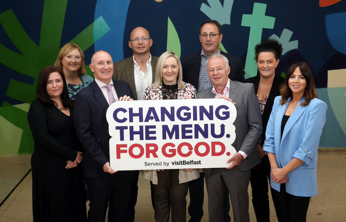VisitBelfastOrg's tweet photo. Working together to Change the Menu. For Good. Thank you to everyone who attended our launch event at @2RoyalAvenue today 🍽 To find out how you can get involved visit: https://t.co/TVFV9sVsq7 #ChangingtheMenu https://t.co/Gg2SqtQBDZ