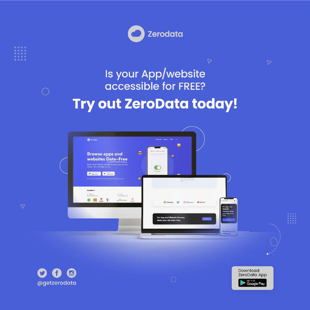 getzerodata's tweet photo. Your customers deserve more. Get on ZeroData today.

Click the link in bio to get started.

#GoDataFreeWithZeroData https://t.co/4NlA16c6QG