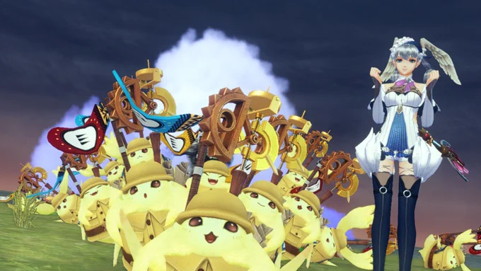 Finally finished Future Connected, it's so amazing, I love the epilogue, some closure! I also really love the battle theme! The ponspector system is awesome, never expect they would show that many nopon, love it ! Quite Moments are epic! And I love the focus on Melia . 
