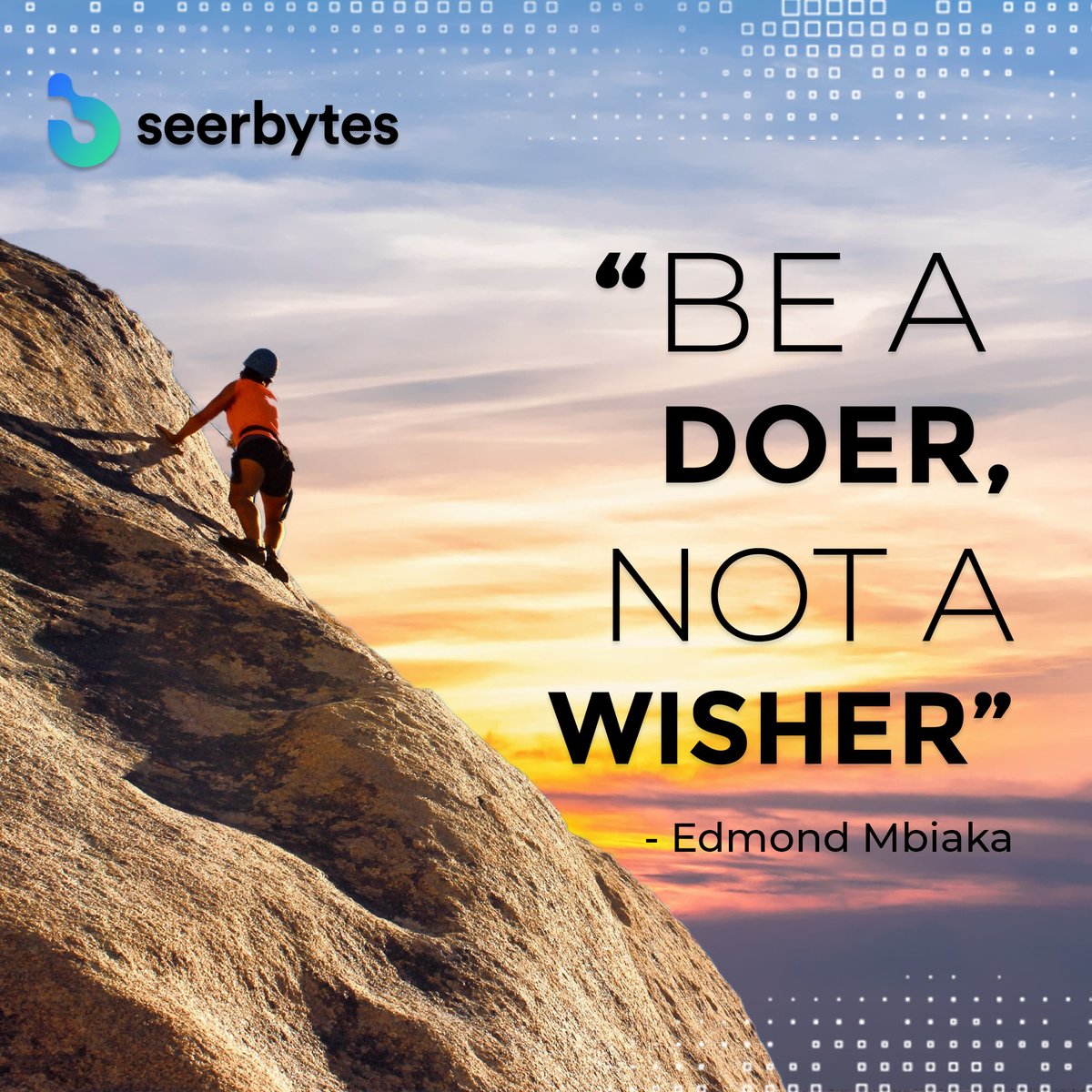 “One of the differences between some successful and unsuccessful people is that one group is full of doers, while the other is full of wishers.” — Edmond Mbiaka

#startups #innovation #business