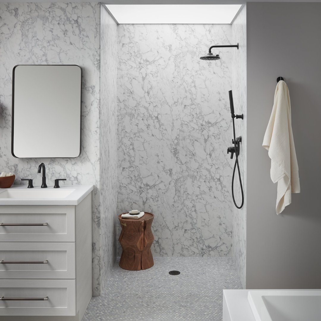 GraniteGold's tweet photo. Polishing granite countertops and other stone and quartz surfaces such as shower walls will enhance color, sheen and provide added protection to help prevent water spots and soap scum build-up.
#Granite #ShowerWalls #StoneCareTips https://t.co/R70L47O4O2