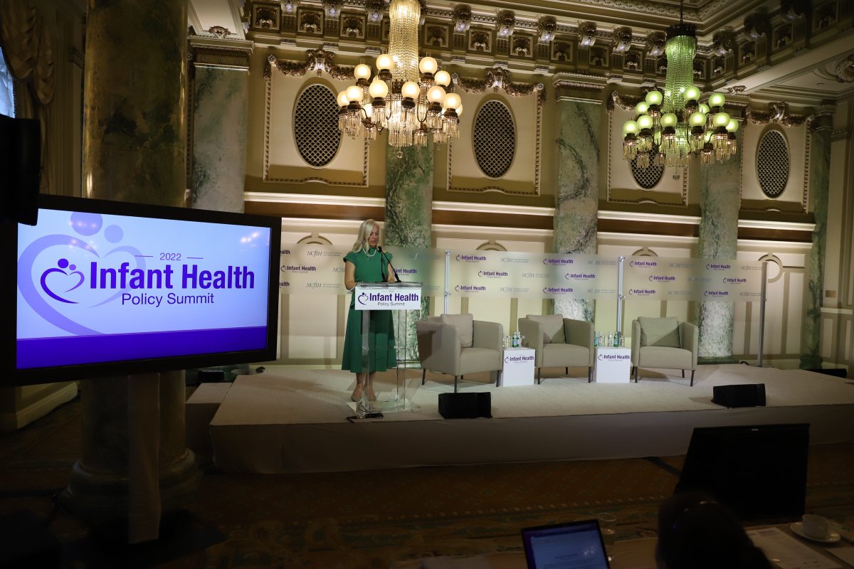 patientaccess's tweet photo. "Protecting infants, advocating for them, means stepping up to the plate and advancing policies that are in their best interest."
@NANTtweets' Christy Gliniak, Ph.D., OTR/L, CNT, CPXP, is welcoming attendees to the #InfantSummit22. https://t.co/FmhiOTPxAP