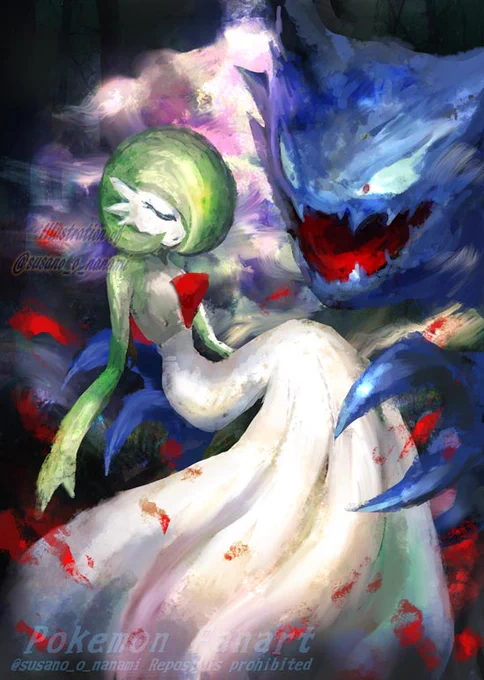 サーナイト #今月描いた絵を晒そう#ポケモンのイラスト 
